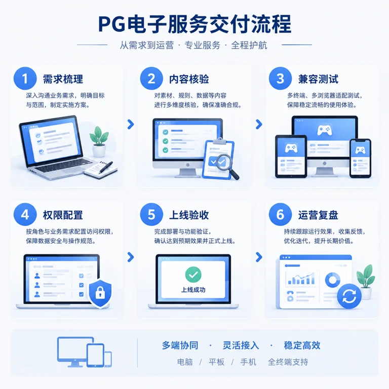 PG电子服务上线前的测试、验收与持续运营流程